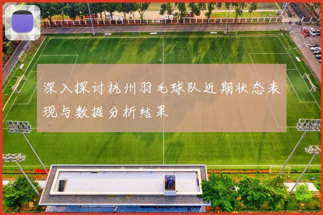 深入探讨杭州羽毛球队近期状态表现与数据分析结果